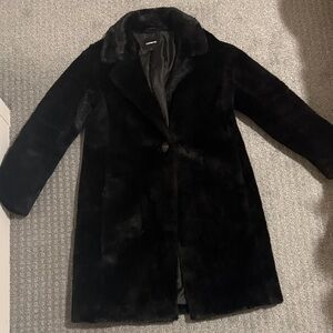 Express Black Teddy Jacket